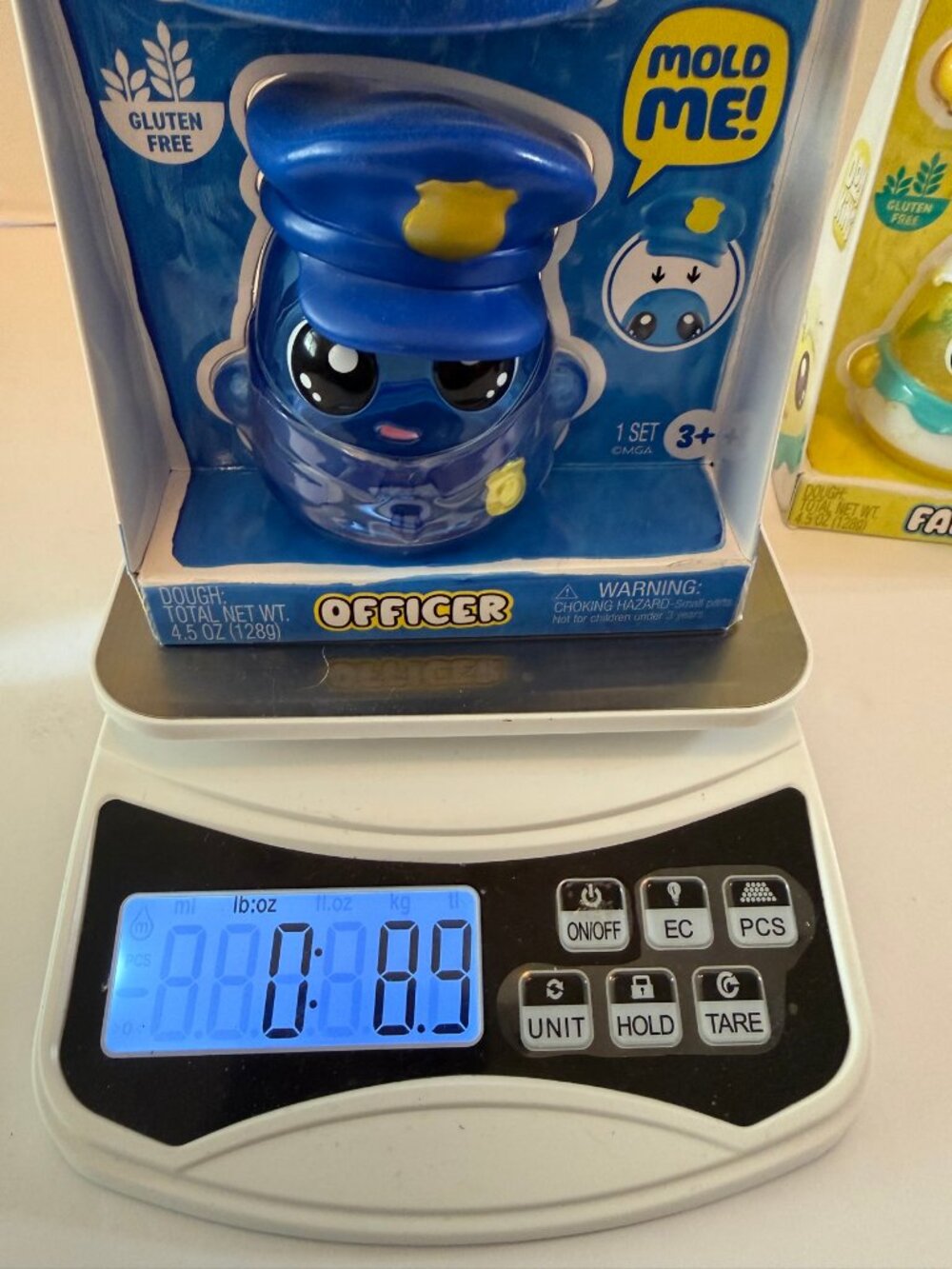 MGA Doh Kins Modeling Dough Toy Set Officer Blue Fairy Yellow Scented 2 Pack